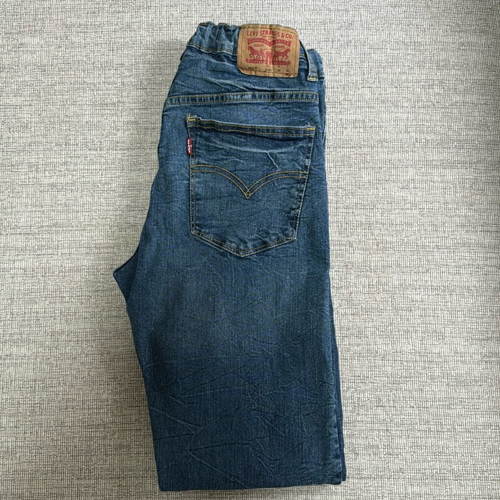 Boys Levi Strauss & Co Size 16 Reg Jeans with adjustable waist